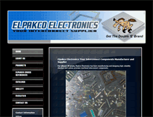 Tablet Screenshot of elpakco.com